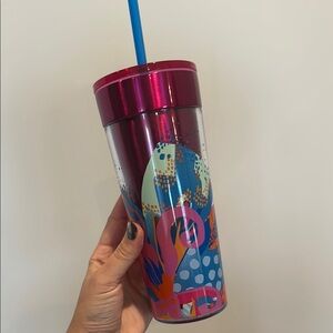 Starbucks Colorful Tumbler with Straw Summer 2024 Fish